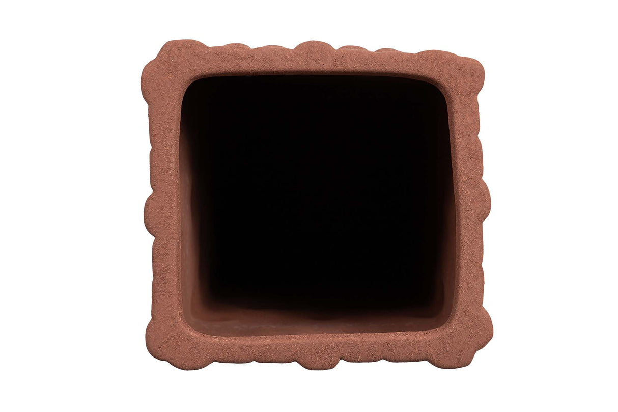 JARRON CERAMICA MARRON 14x14x41 CM