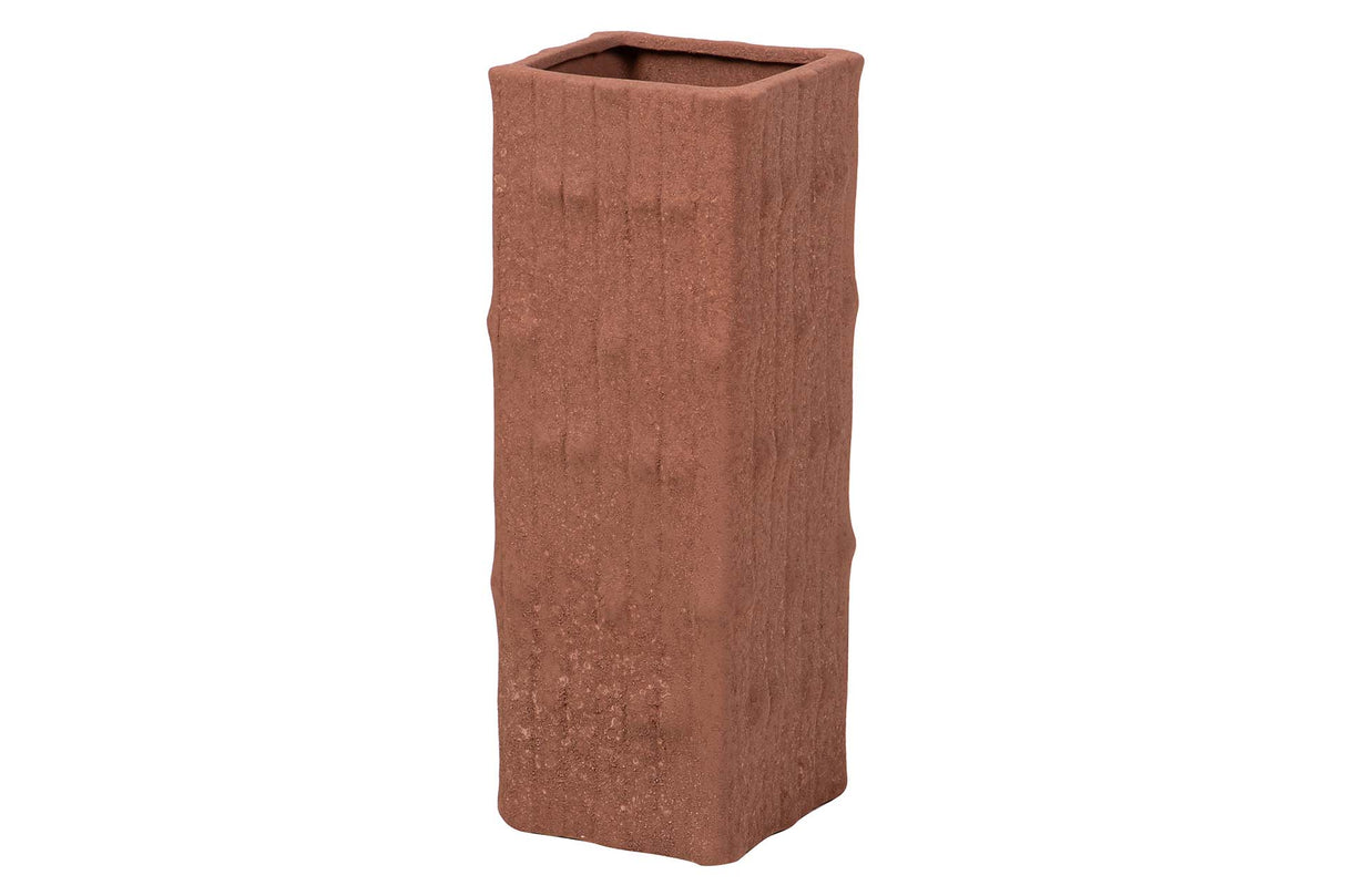 JARRON CERAMICA MARRON 14x14x41 CM