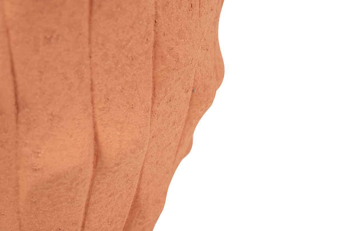 MACETERO CERAMICA NARANJA 32x32x26 CM