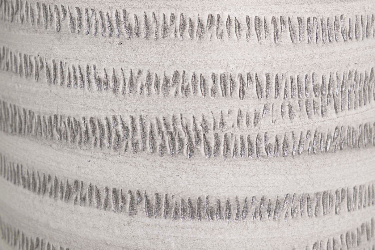 Graue Keramik Parag 23x23x50 cm