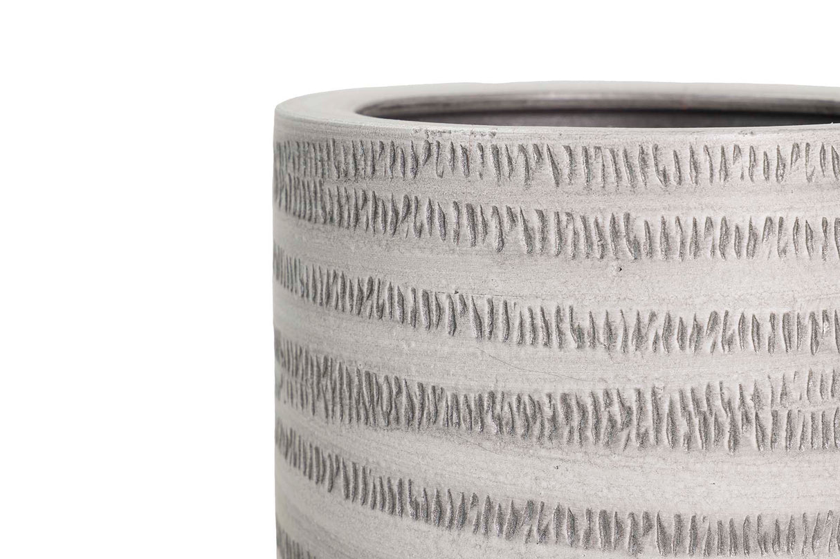 Graue Keramik Parag 23x23x50 cm