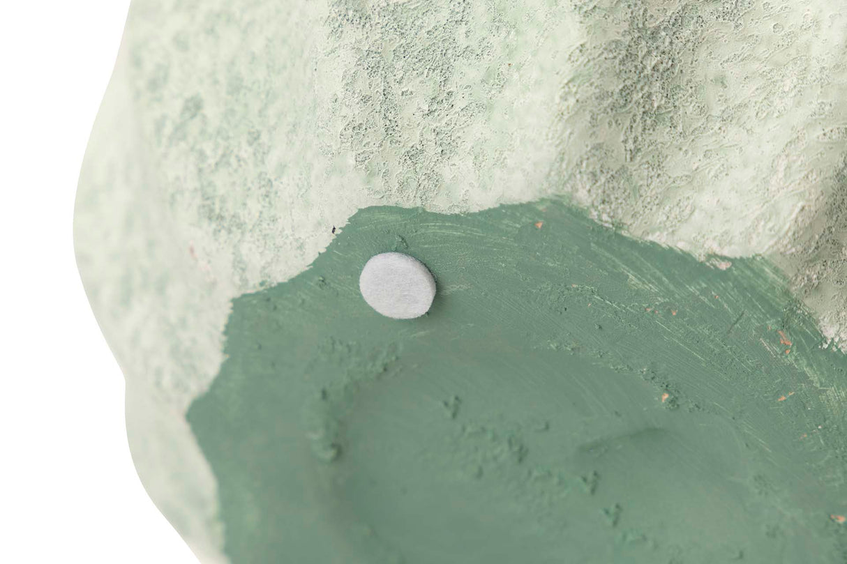 Pottage en céramique verte 19x19x17 cm