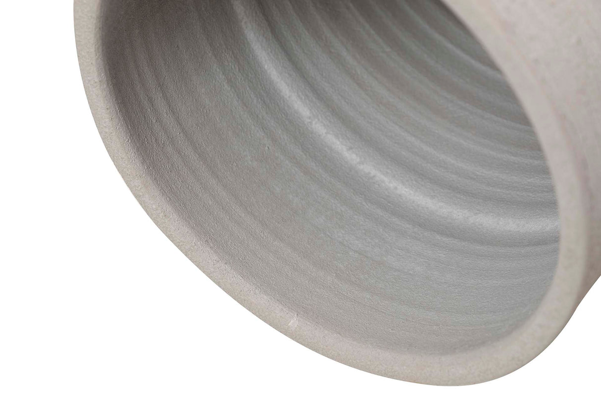 Grau Keramik Florero 24x24x60 cm