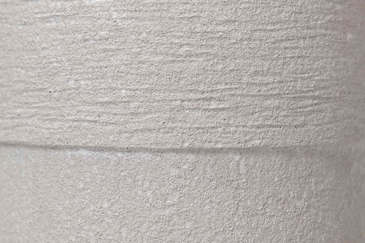 Vase en céramique gris 16,5x16,5x30 cm