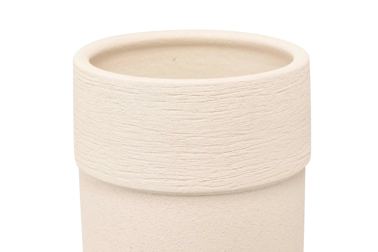 Vase en céramique blanc 20x20x40 cm