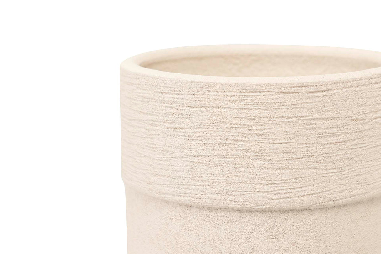 Céramique blanche Florero 16x16x30 cm