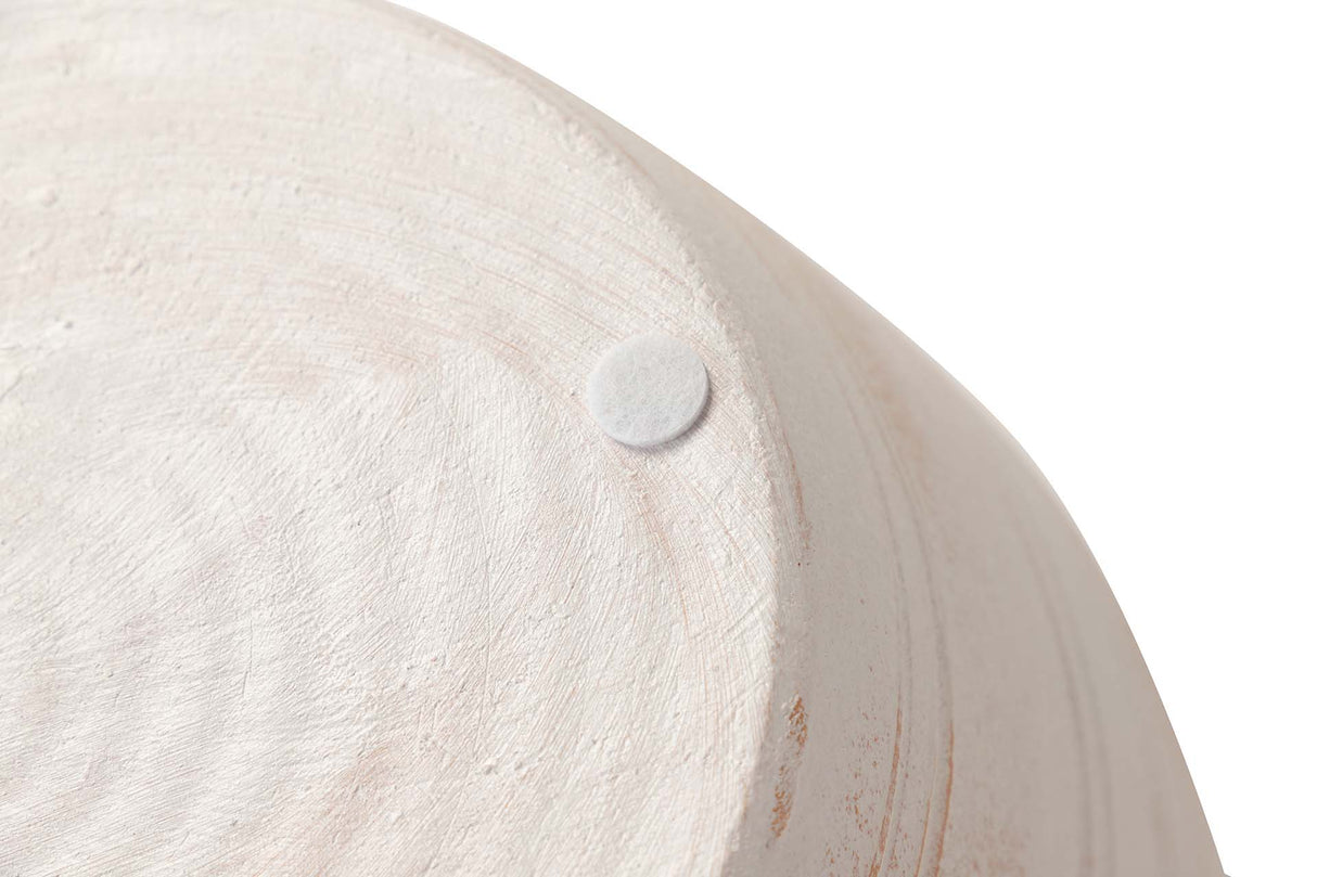 MACETERO CERAMICA BLANCA 32x32x28 CM