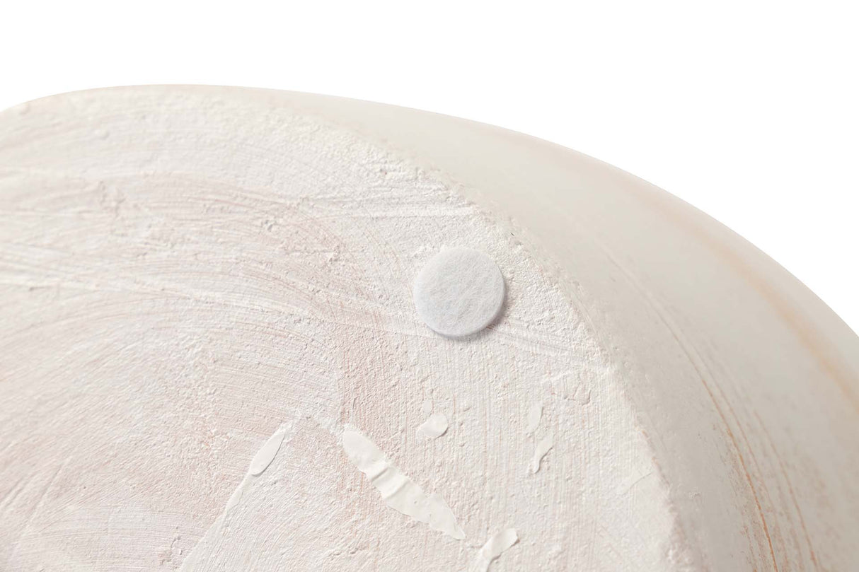 MACETERO CERAMICA BLANCA 32x32x28 CM