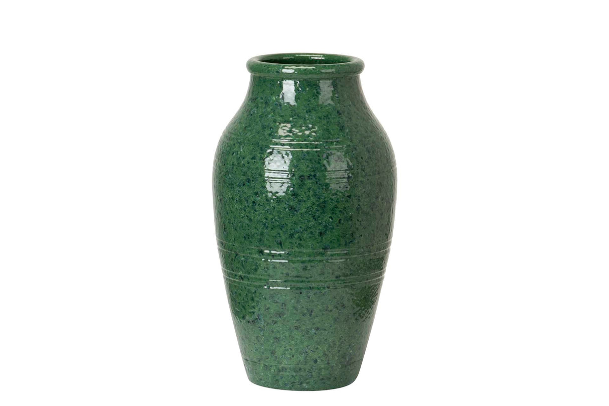 Green Ceramic Florer 19x19x30 cm
