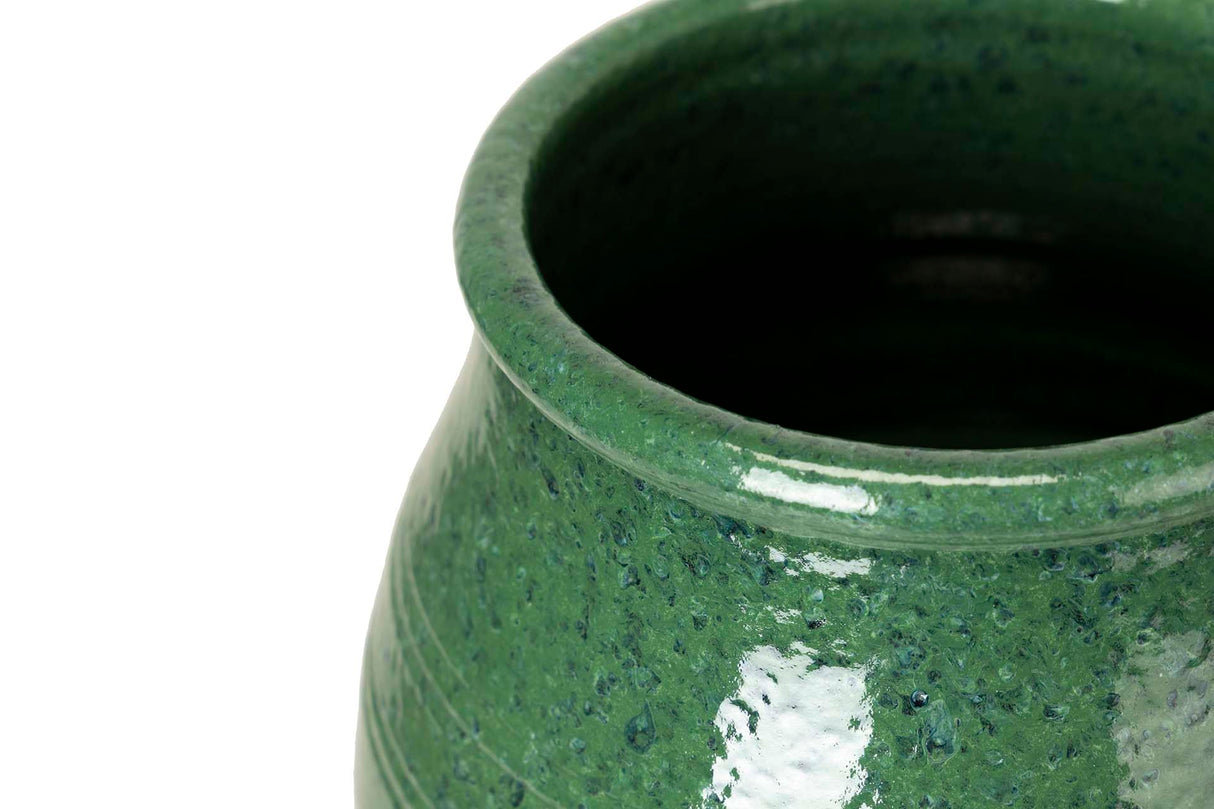 VASE Ceramico verde 24x24x32 cm