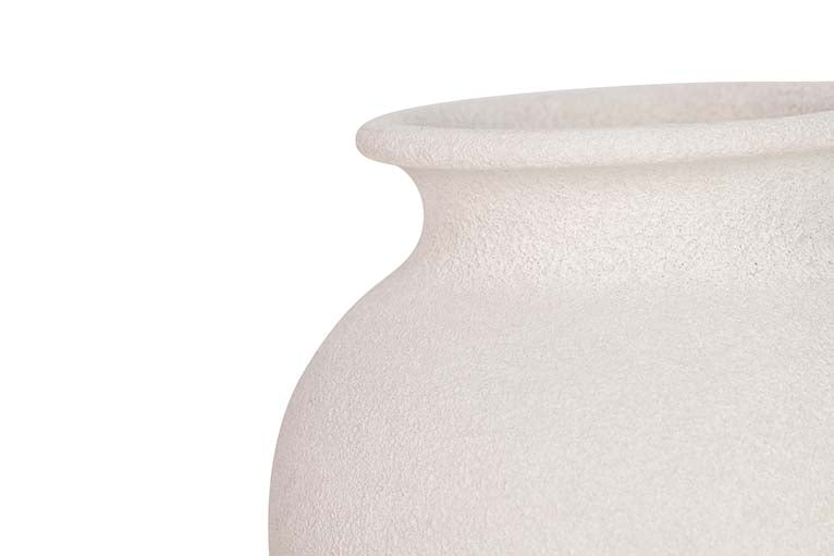 Schwarzer Keramik Florer 22x22x30 cm