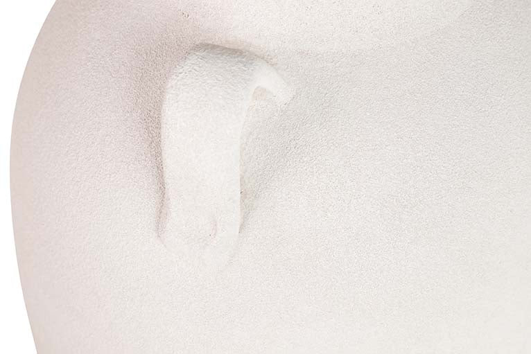 FLORERO CERÁMICA BLANCA 28x28x60 CM