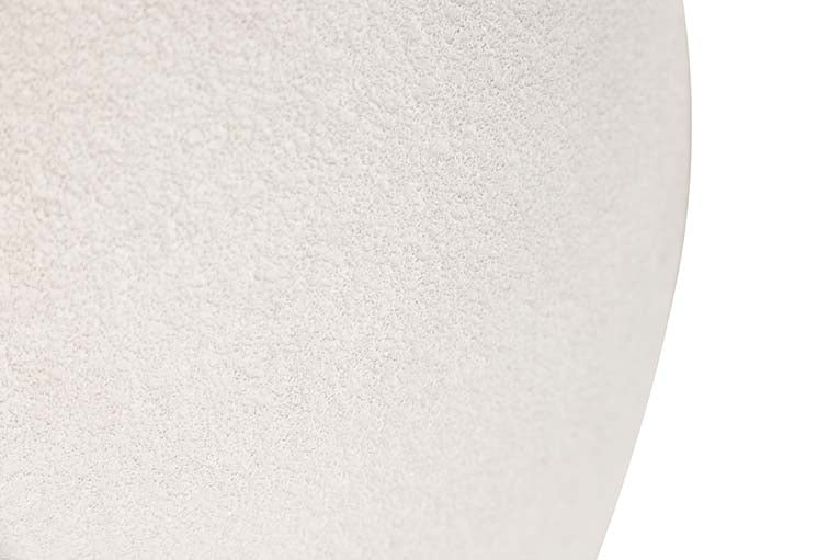 Vaso de cerâmica branca 25x25x40 cm