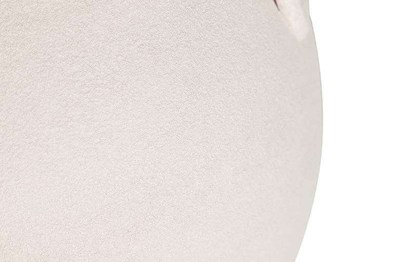 Flora de cerâmica branca 28x28x30 cm