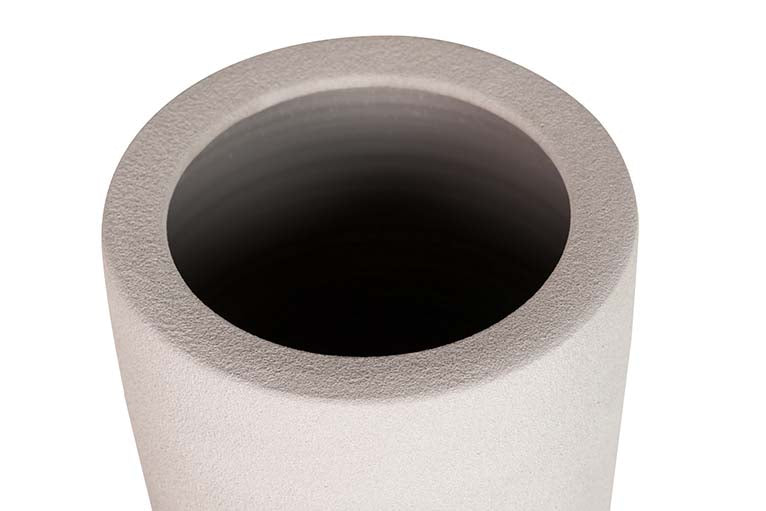 Weißer Keramik Paraguero 23x23x50 cm