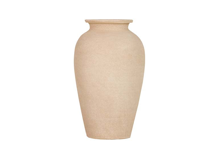 Brown Ceramic Florer 25x25x40 cm