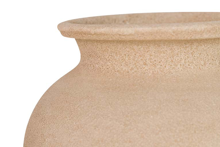 Brown Ceramic Florer 25x25x40 cm