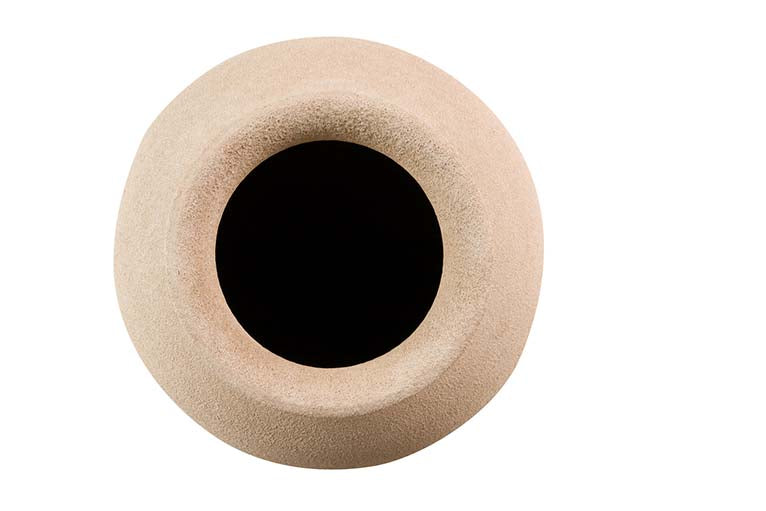 Brown Ceramic Florer 25x25x40 cm