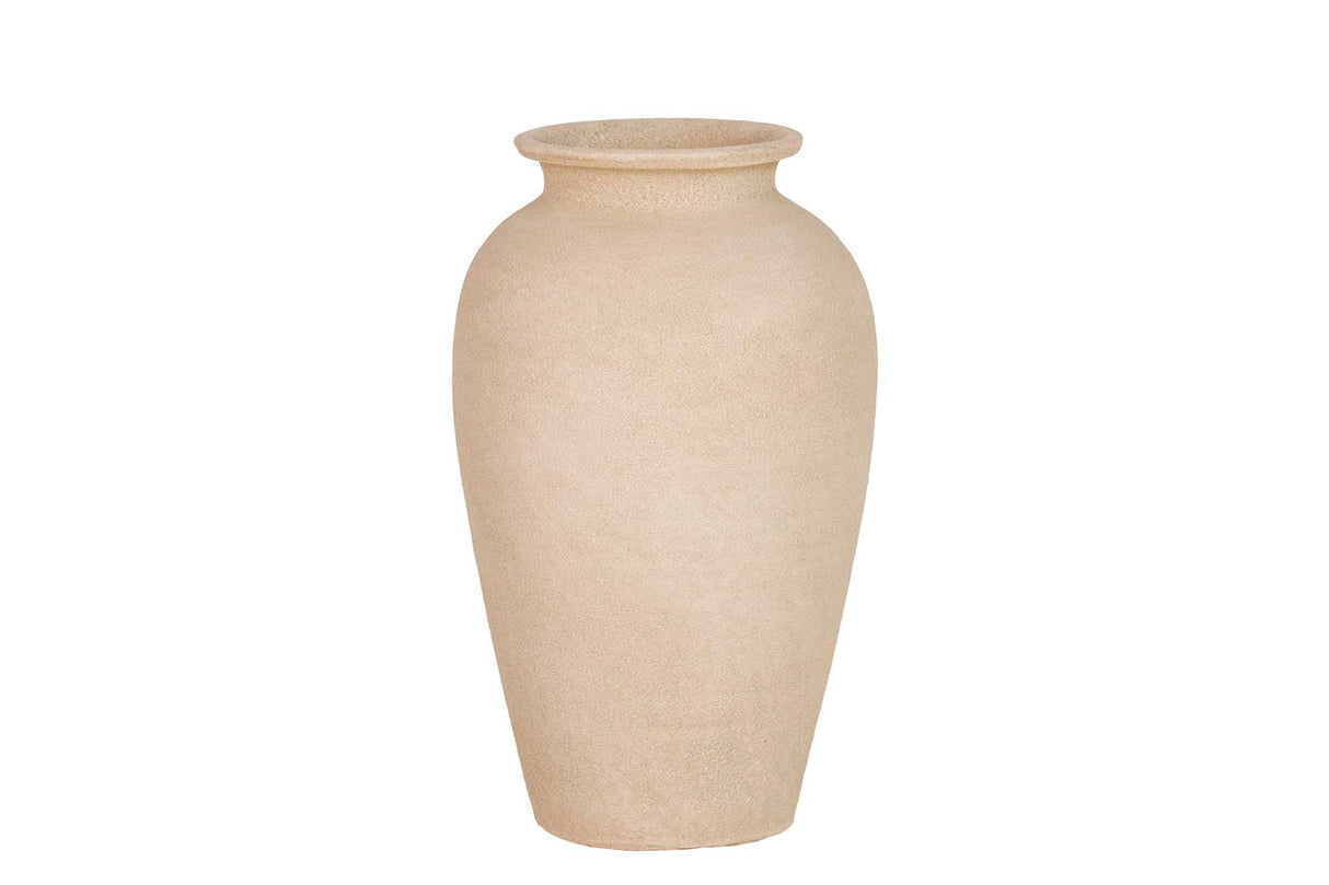 Brown Ceramic Florer 25x25x40 cm