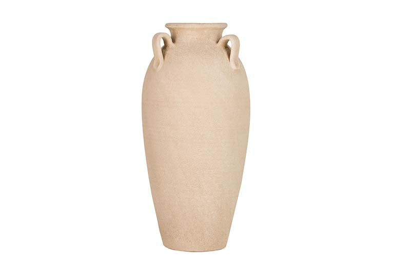 Vase en céramique brun 28x28x60 cm