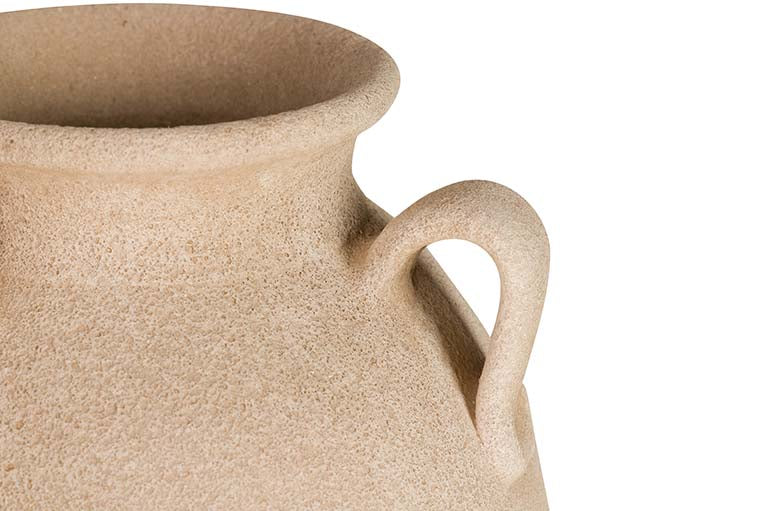 Vase en céramique brun 28x28x60 cm