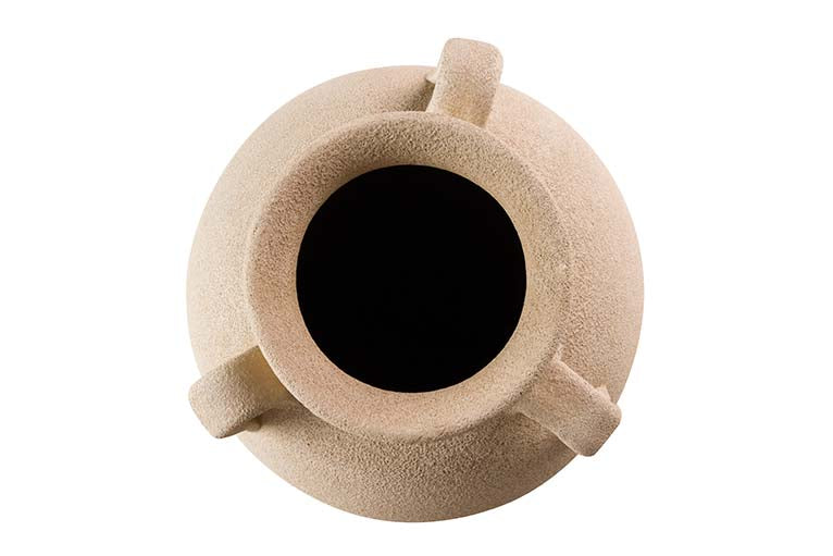 Vase en céramique brun 28x28x60 cm