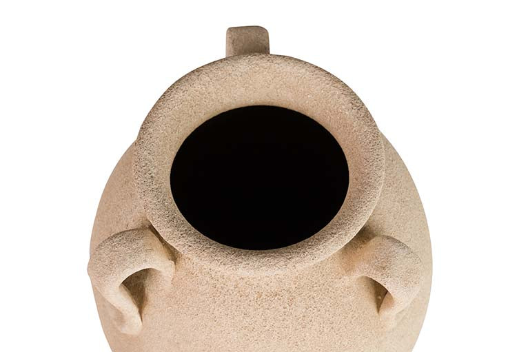 Ceramica Marron Flower 25x25x40 cm