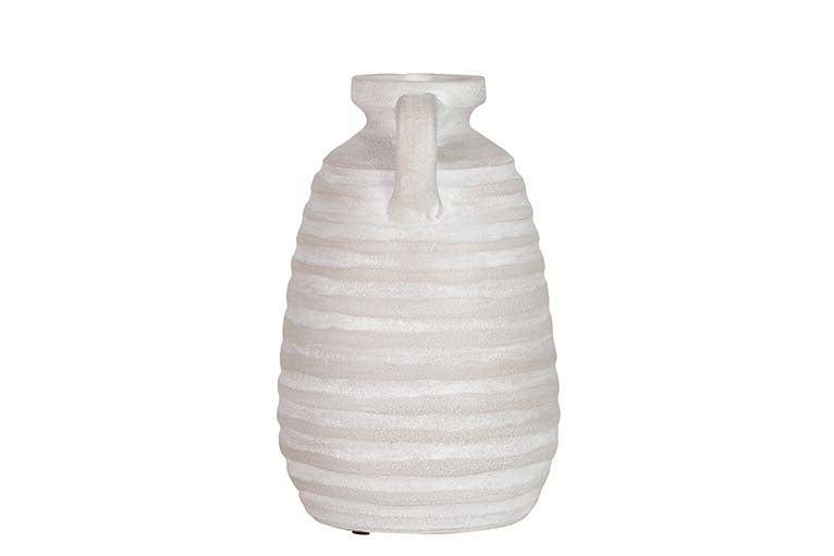 18x18x30 cm graue Keramikvase