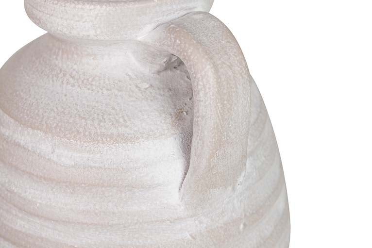 18x18x30 cm graue Keramikvase