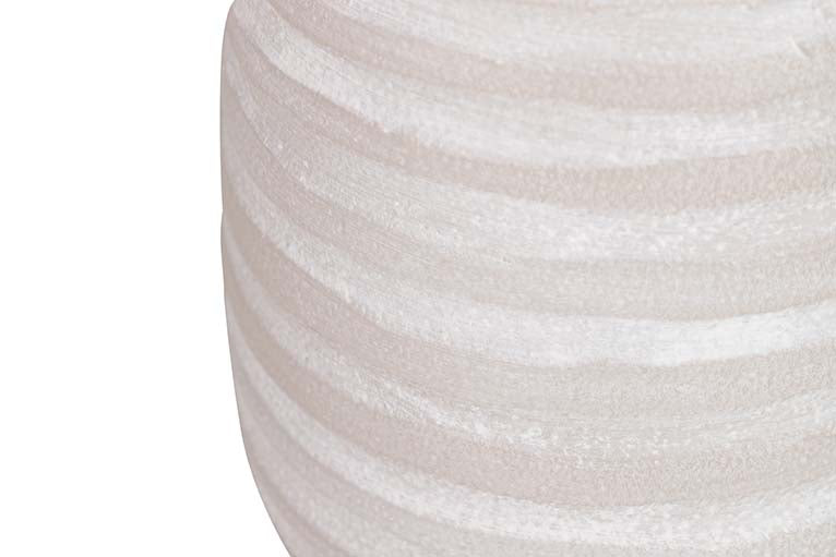 18x18x30 cm graue Keramikvase