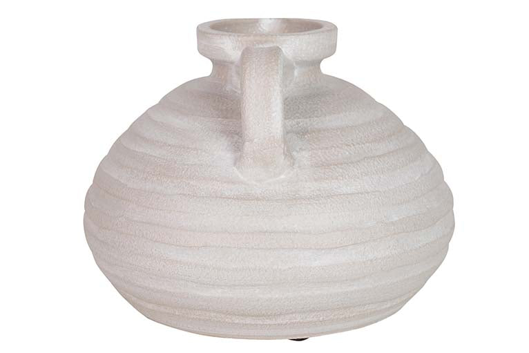 Vase en céramique gris 24x24x17 cm