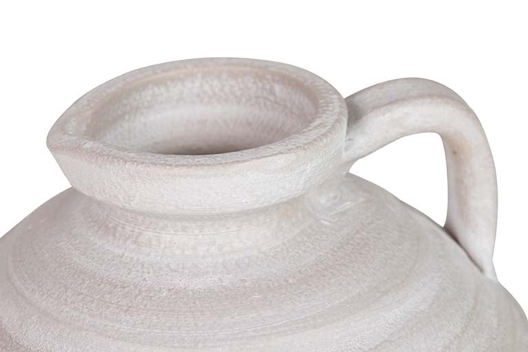 Vase en céramique gris 24x24x17 cm