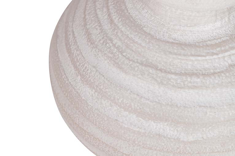 Vaso de cerâmica cinza 19x19x15 cm