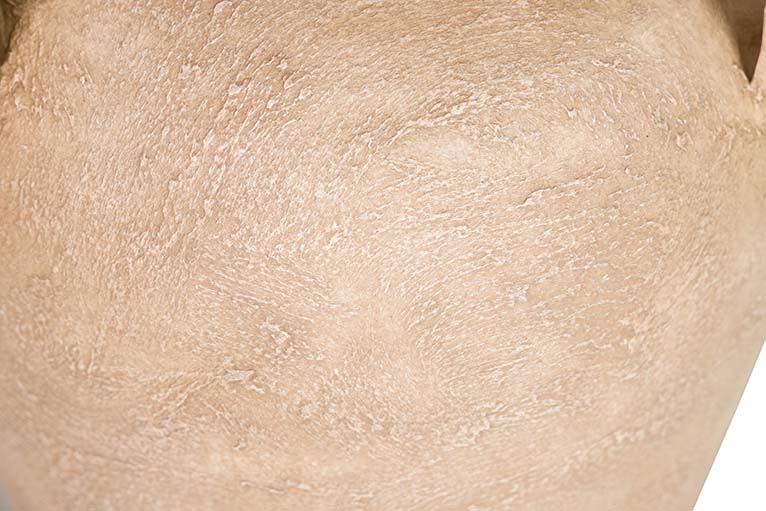 Ceramica Marron Flower 25x25x40 cm