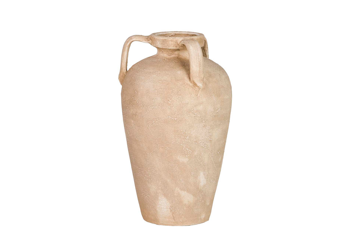 Ceramica Marron Flower 25x25x40 cm