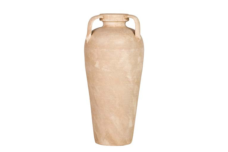 Vase en céramique brun 28x28x60 cm