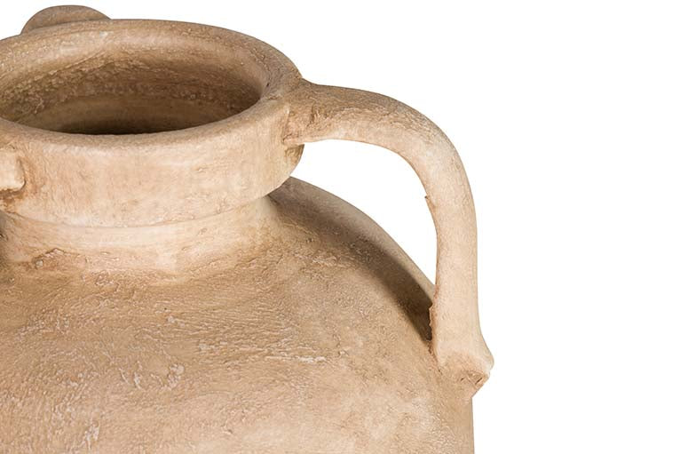 Vase en céramique brun 28x28x60 cm