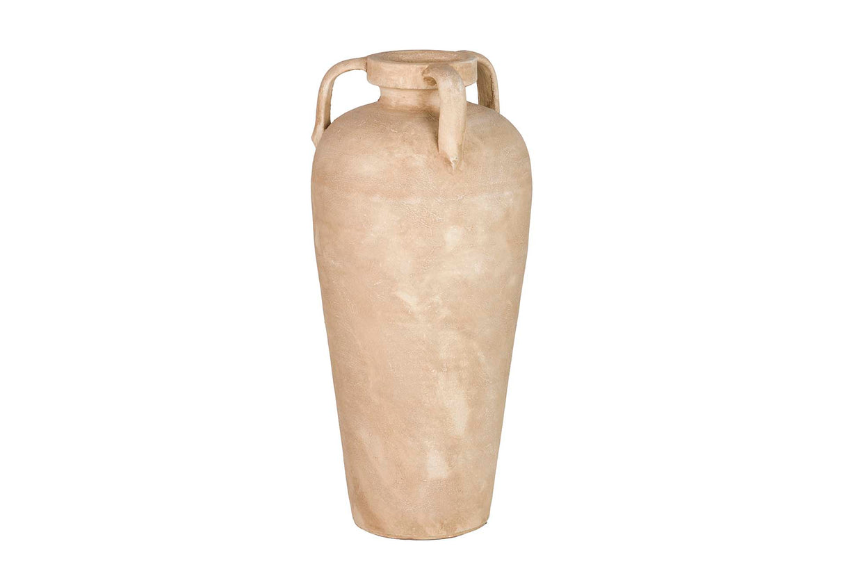 Vase en céramique brun 28x28x60 cm