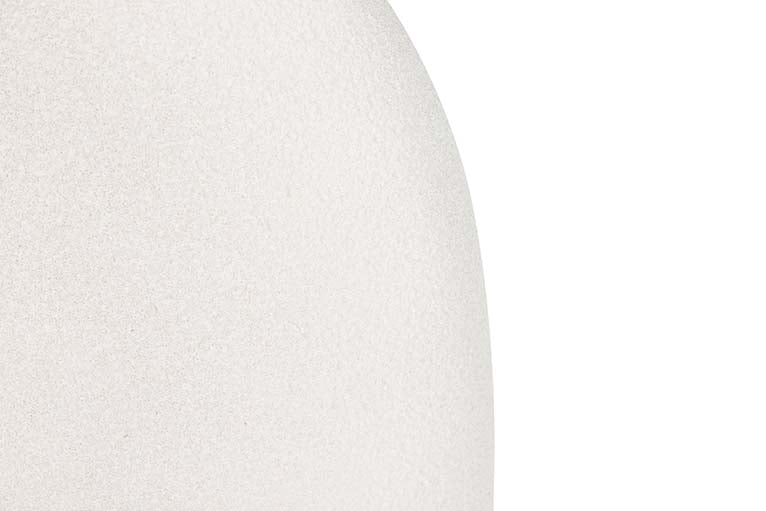 Florero in ceramica grigia 24x10x55 cm