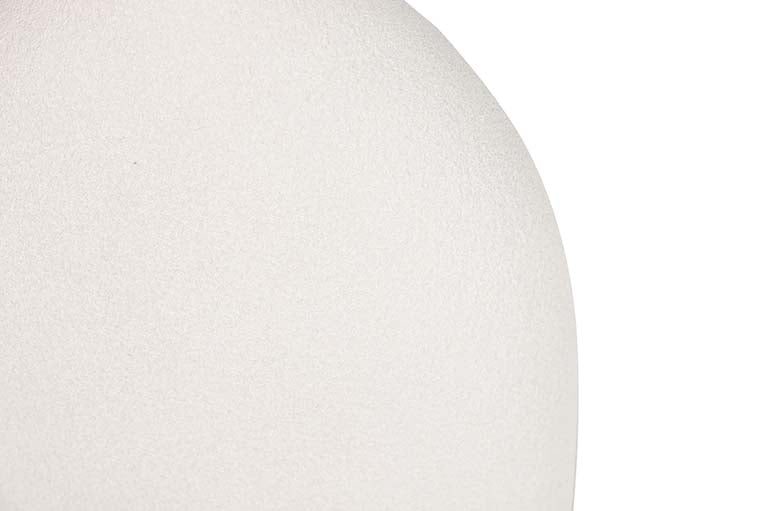 Florero in ceramica grigia 24x10x33 cm