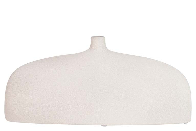 Florero in ceramica grigia 24x20x20 cm