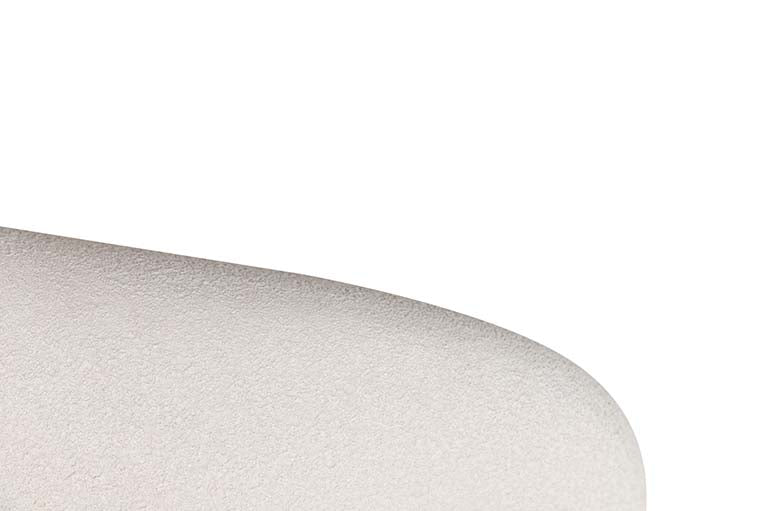 Florero in ceramica grigia 24x20x20 cm