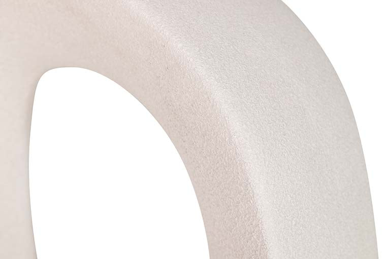 Florero in ceramica grigia 41x11x40 cm