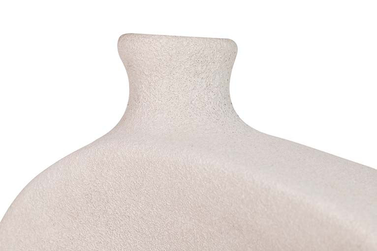 Florero in ceramica grigia 41x11x40 cm