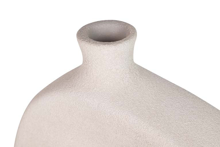 Floreale in ceramica grigia 34x11x34 cm