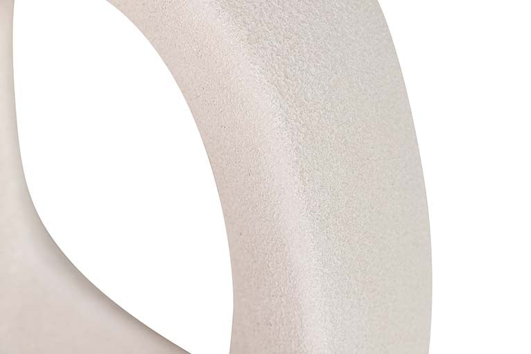 Floreale in ceramica grigia 34x11x34 cm