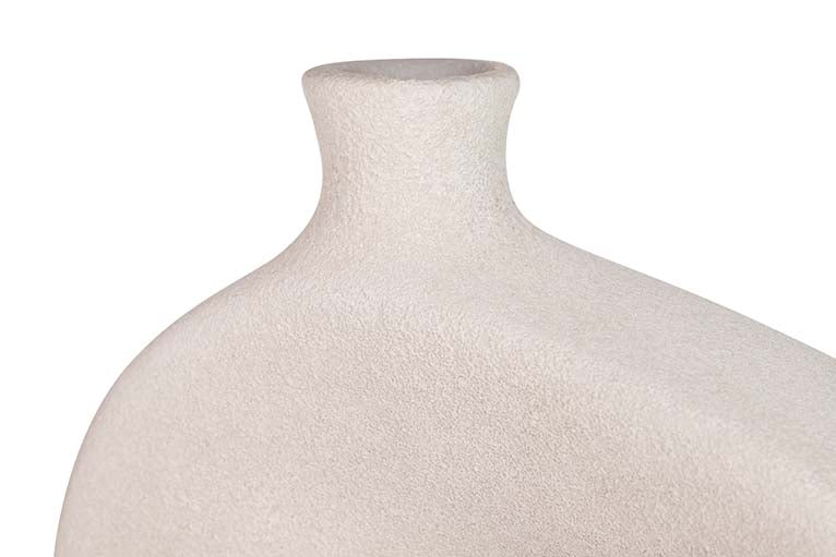 Floreale in ceramica grigia 34x11x34 cm