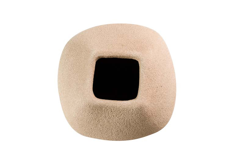 Ceramica Marron 18x18x40 cm vaso