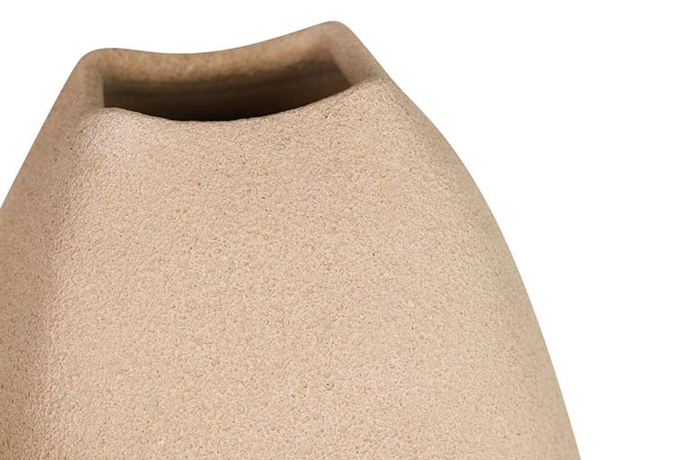 Braune Keramikvase 20x20x60 cm