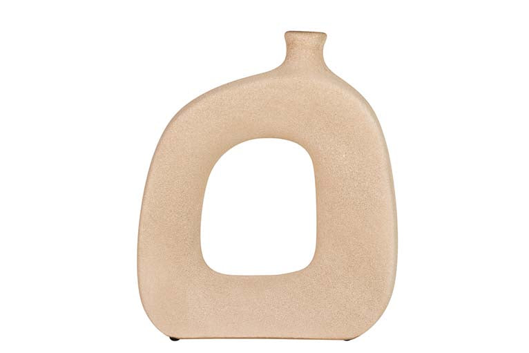 Vaso Ceramica Marron 34x11x34 cm